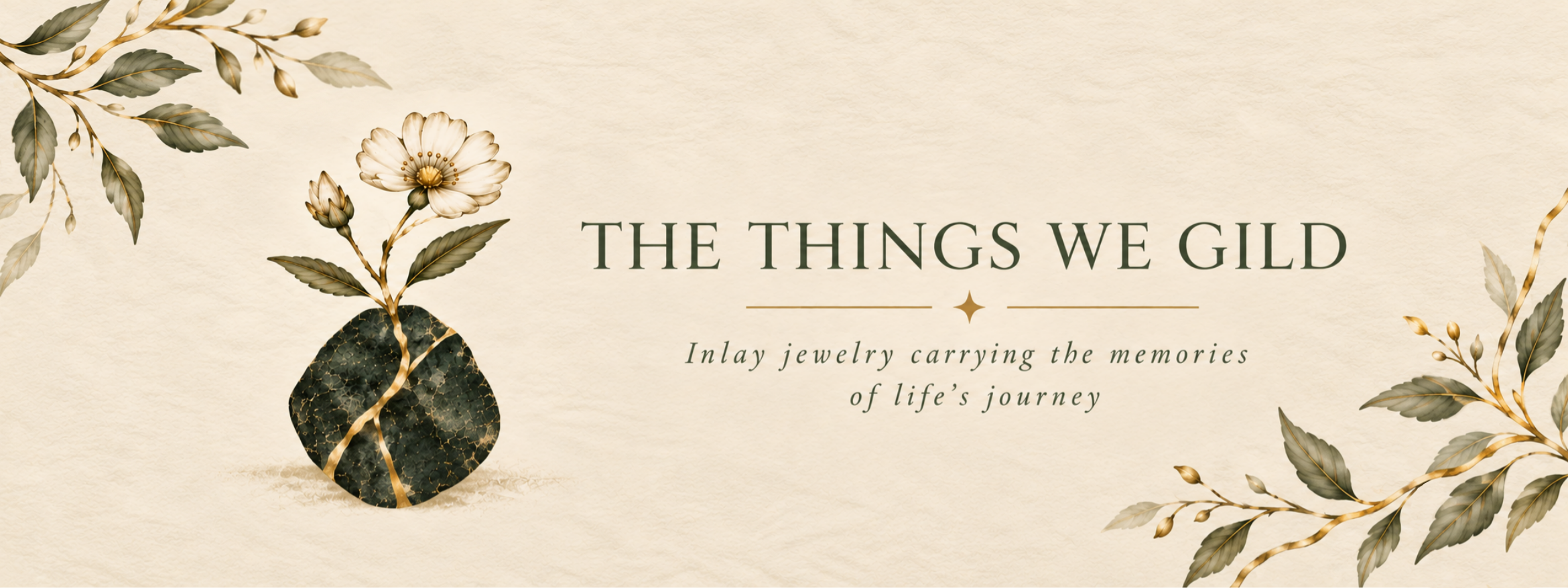 The Things We Gild: inlay jewelry carrying the memories of life’s journey